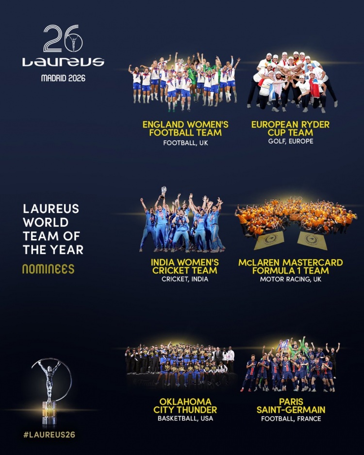 开云体育下载APP-2026年劳伦斯最佳团队候选：英格兰女足、巴黎圣日耳曼在列